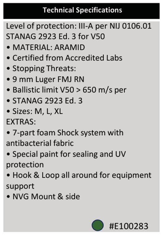 Elmon Pasgt Helmet With Rails